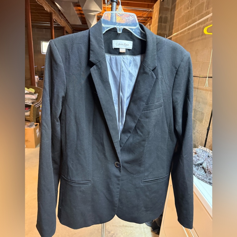 Calvin Klein Women's Classic Black Suit Jacket